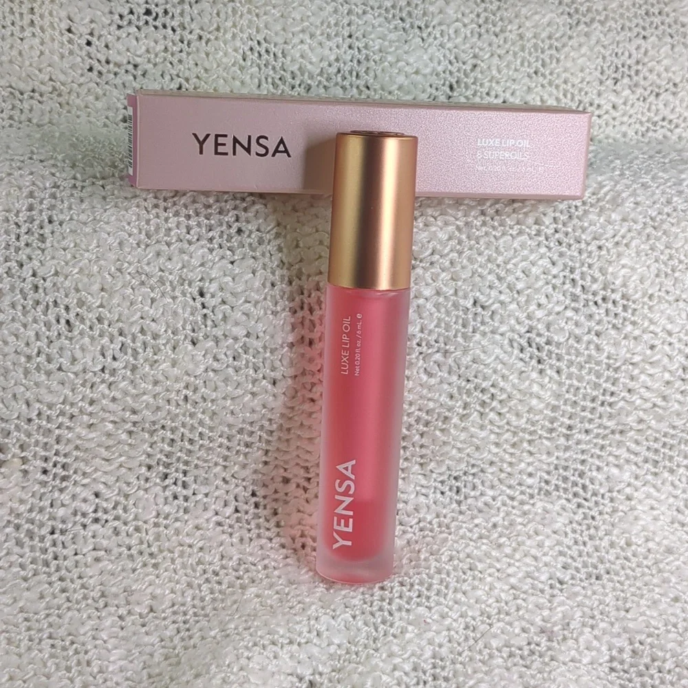 Yensa Luxe Lip Oil in Pink Shine, 6ml/0.20fl oz